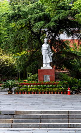 Statue in the park.の写真素材