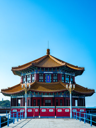 The Forbidden City is the Chinese imperial palace from the Ming dynasty to the end of the Qing dynasty.の写真素材