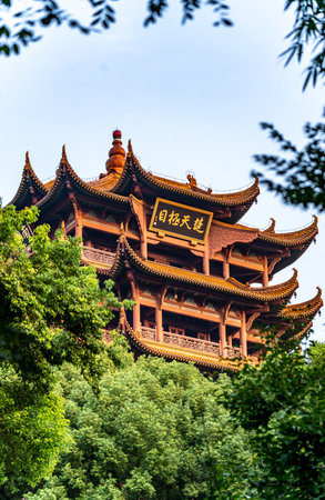 Pagoda in Nanjing, Jiangsu Province, China.の写真素材
