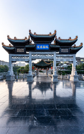 Chongqing Old Town is a UNESCO World Heritage Site.の写真素材