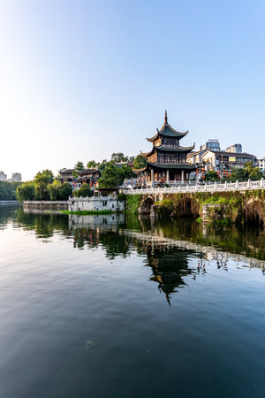 The ancient city of Suzhou, Chinaの写真素材
