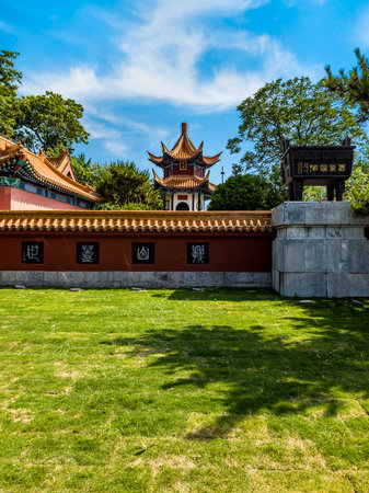 China, Henan Province, Jinzhou City, Jinzhong City, Jinzhong Parkの写真素材