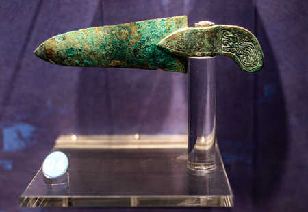 Piece of art in the Istanbul Archaeological Museum.の写真素材