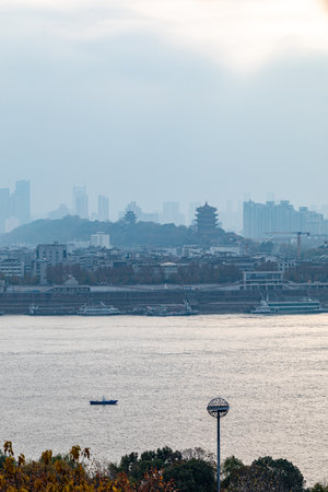 View of the city of Guangzhou in China in the morning.の写真素材