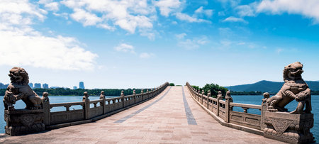 Stone bridge in Heilongjiang, China. Heilongjiang is one of the most popular tourist destinations in China.の写真素材