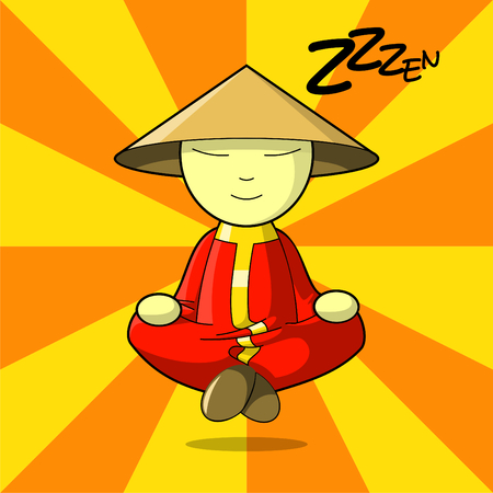 Zen Masterのイラスト素材