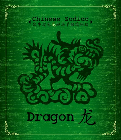 Chinese Zodiac - Dragonのイラスト素材