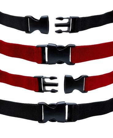 Plastic buckle isolatedの写真素材