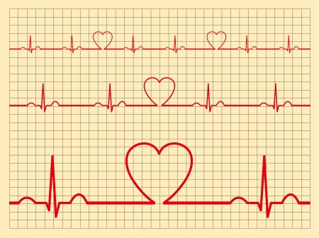 Heart monitorのイラスト素材