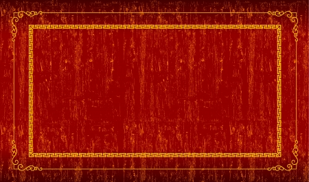 Red grunge frameのイラスト素材