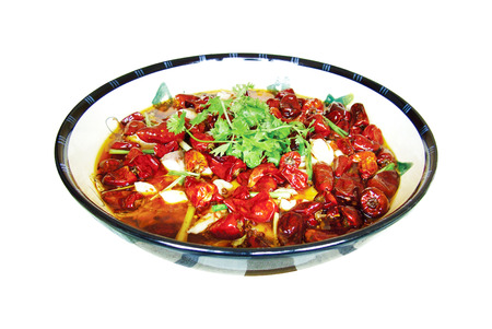 Hot fish, chinese food Sichuan Cuisineの写真素材
