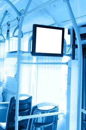 Bus information screen の写真素材