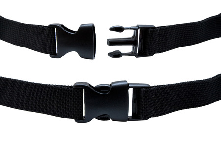 Plastic buckle isolatedの写真素材