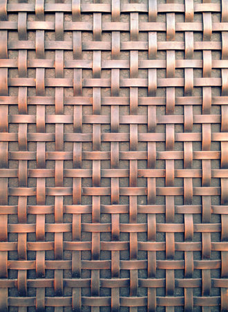 Metal net weave background textured
