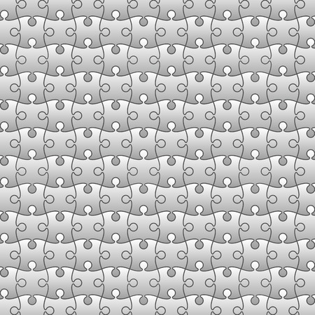 Vector gray puzzle pattern backgroundのイラスト素材
