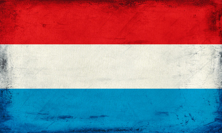 Vintage national flag of Luxembourg backgroundの写真素材