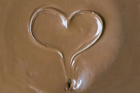 Chocolate messageの写真素材