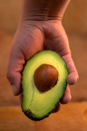 Avocado from inside