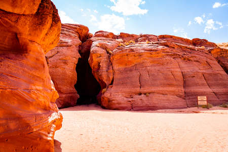 The Antelope Canyon in the Unites Statesの写真素材