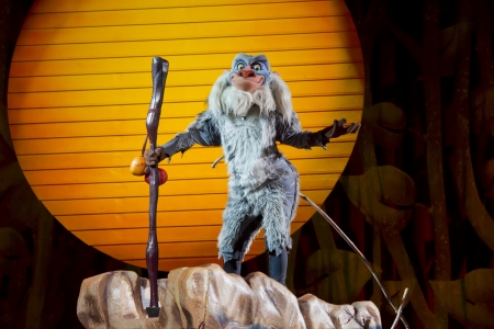 GREEN BAY, WI - MARCH 10: Rafiki close up from the Lion King at the Disney on Ice Treasure Trove show at the Resch Center on March 10, 2012 in Green Bay, Wisconsin.のeditorial素材