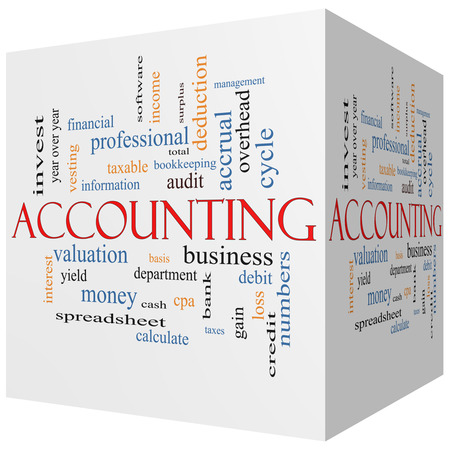 Accounting 3D cube Word Cloud Concept with great terms such as debit, loss, audit, yield and more. Accounting 3D cube Word Cloud Concept with great terms such as debit, loss, audit, yield and more.
