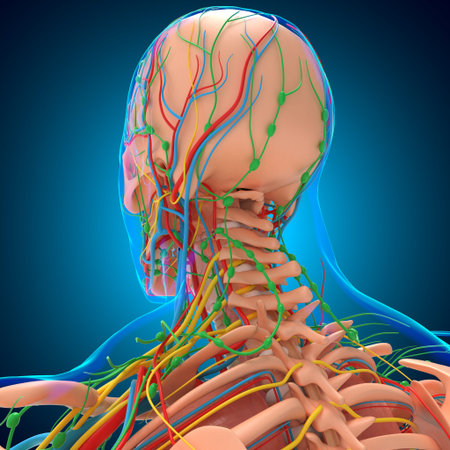 Human Anatomy For medical concept 3D Illustration