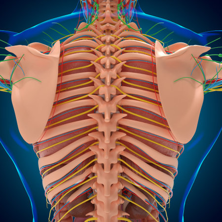 Human Anatomy For medical concept 3D Illustration
