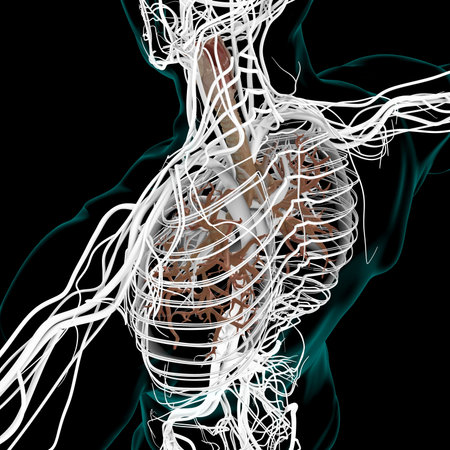 Lungs Human Respiratory System Anatomy For Medical Concept 3D Illustration