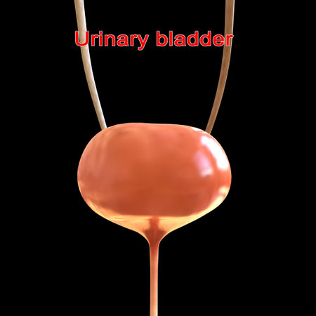 Human Urinary System Bladder Anatomy For Medical Concept 3D Illustrationの写真素材