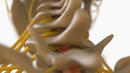 Human Skeleton Anatomy For medical concept 3D Illustration
