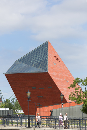GDANSK, POLAND - JUNE 5, 2018: Museum of the Second World War. The museum was opened on 23 March 2017のeditorial素材