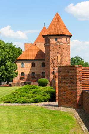 Malbork, Poland - June 25, 2020: 13th century Malbork Castle, medieval Teutonic fortress on the Nogat River. It is the largest castle in the world, UNESCO World Heritage Siteのeditorial素材