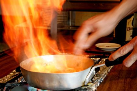 Flambéの写真素材