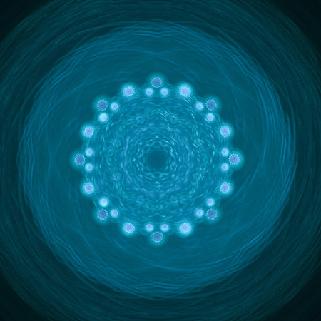 abstract figure to background. fractal