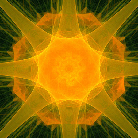 good abstract figure to background. fractal rendered