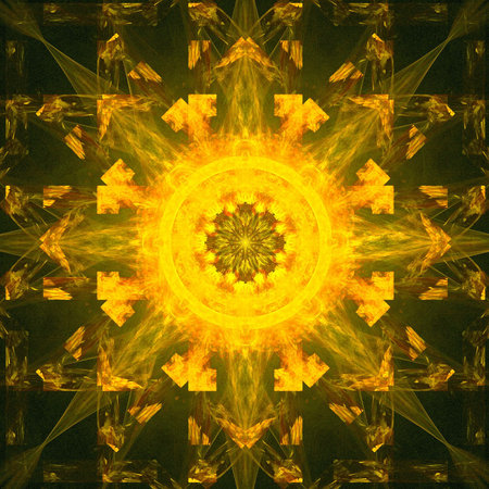 good abstract figure to background. fractal rendered