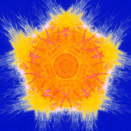 good abstract figure to background. fractal rendered
