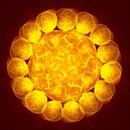 good abstract figure to background. fractal renderedの写真素材