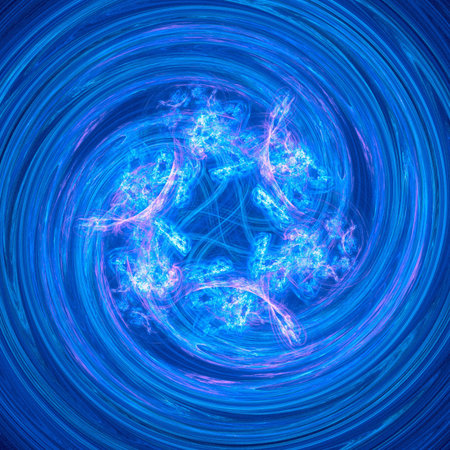 good abstract figure to background. fractal rendered