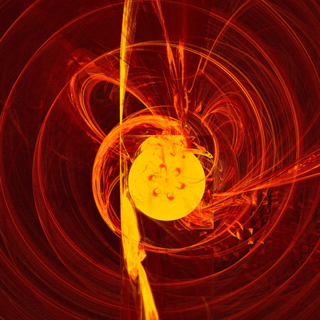 good abstract figure to background. fractal rendered