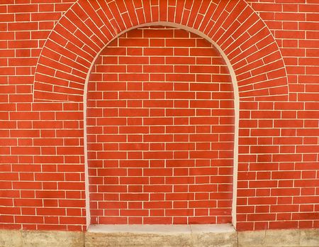 The fragment of the wall of brick.の写真素材