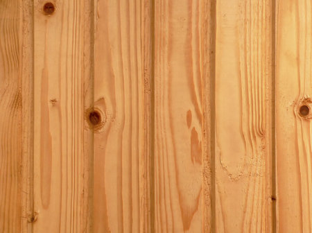 The fragment of the wooden lining.