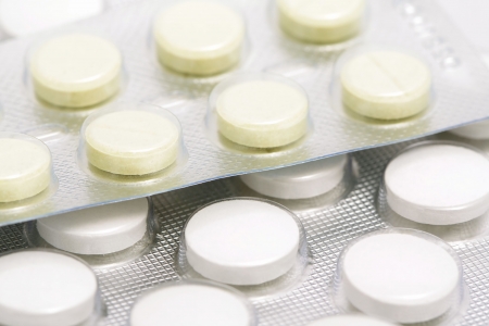 The two matrix of tablets の写真素材