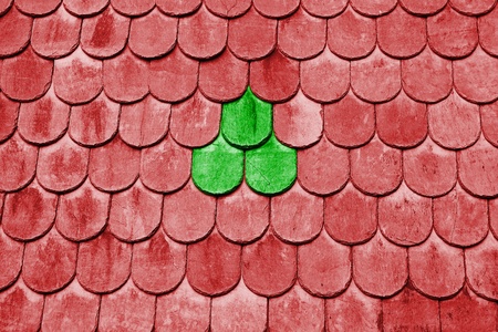 abstract roof tile close up backgroundの写真素材