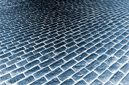 The fragment of a pavement. Color effect.の写真素材