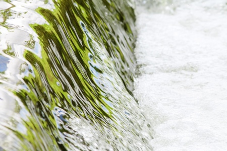 waterfall in a clear summer's dayの写真素材