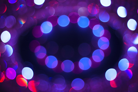 defocused illumination of a celebrationの写真素材