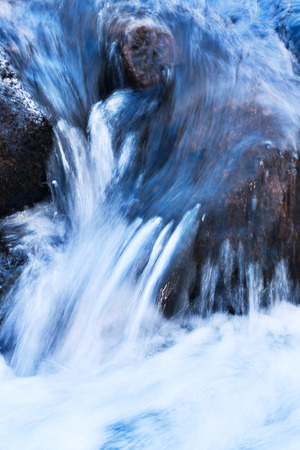 The waterfall on a river.の写真素材
