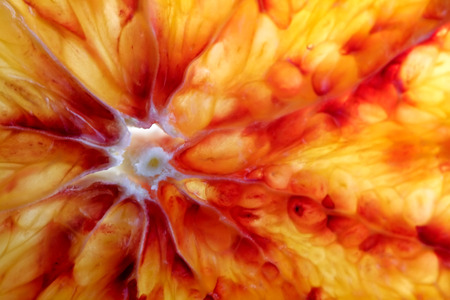 orange background from slice of an orange fruitの写真素材