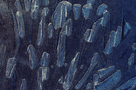 the abstract background of ice structure